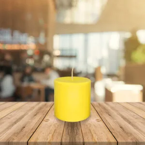 100% Natural Beeswax Pillar-Small